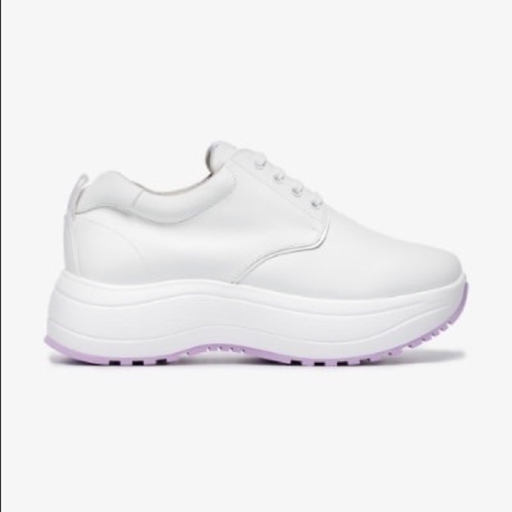 Celine Delivery Sneakers in Calfskin White
